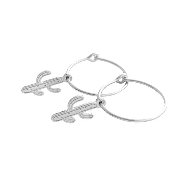 Magic Charm Cactus Hoops