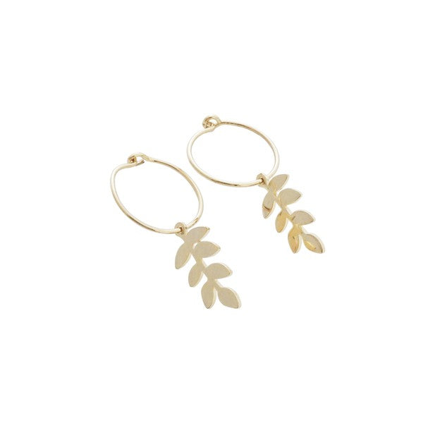 Magic Charm Fern Hoops