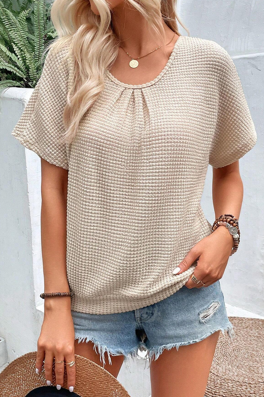 Round Neck Short Sleeve T-Shirt